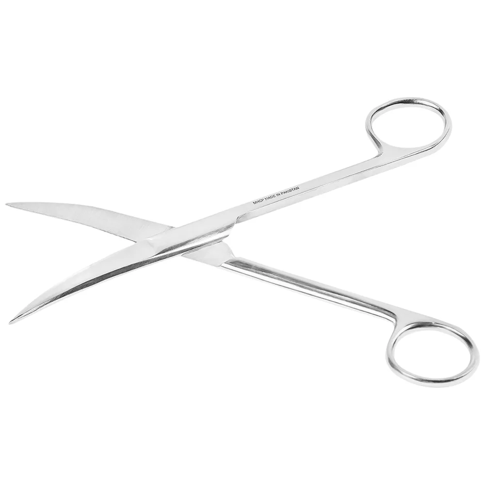 Hình ảnh Kéo cong 2 đầu nhọn Electro Bismed dùng để thay băng cho bệnh nhân, cắt gòn (16cm)