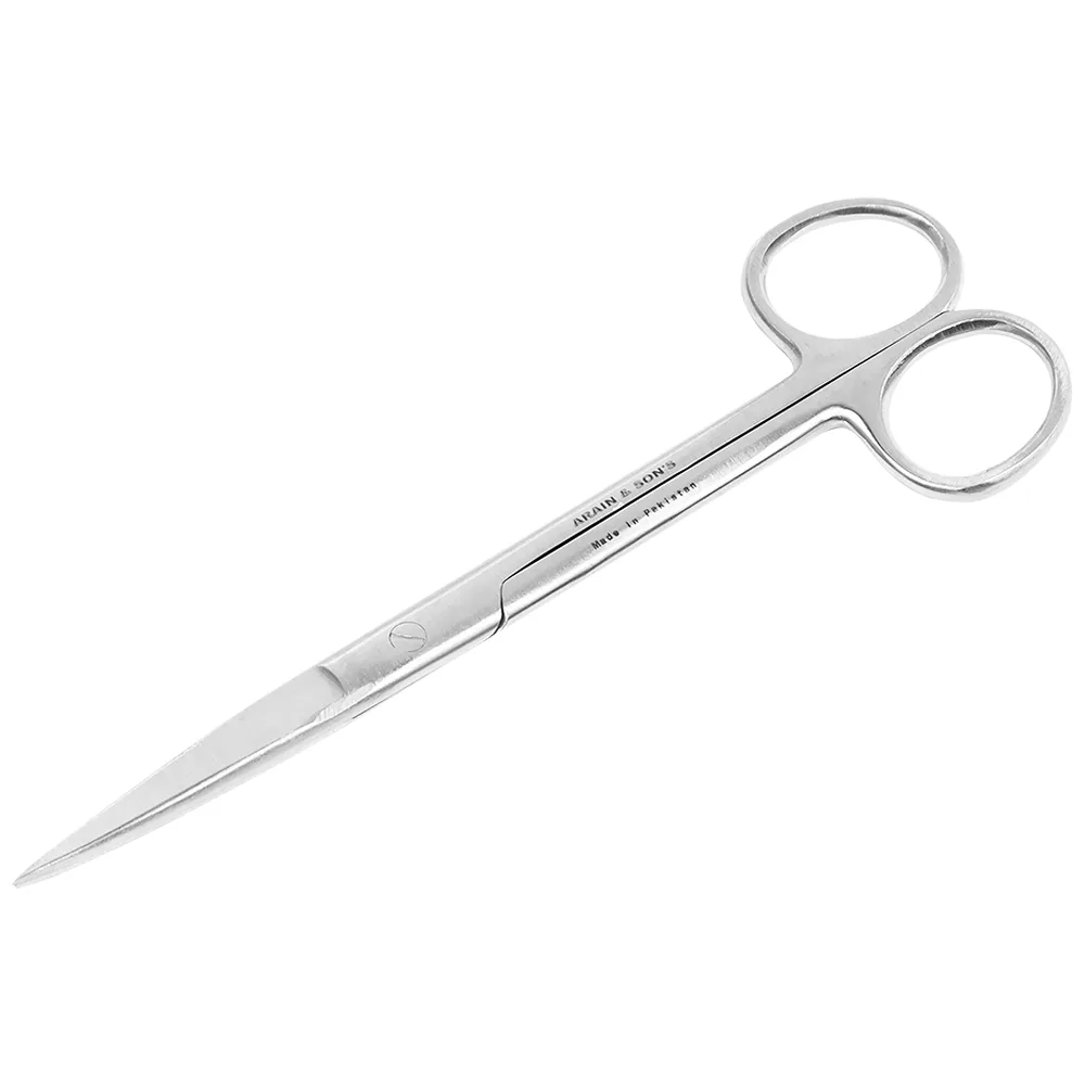Hình ảnh Kéo thẳng 2 đầu nhọn Electro Bismed dùng để thay băng cho bệnh nhân, cắt gòn (16cm)