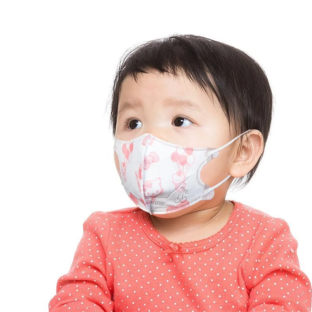 Hình ảnh Khẩu trang 3D trẻ em Dolphin Mask 4 lớp ngăn giọt bắn, vi khuẩn, khói bụi (10 cái)