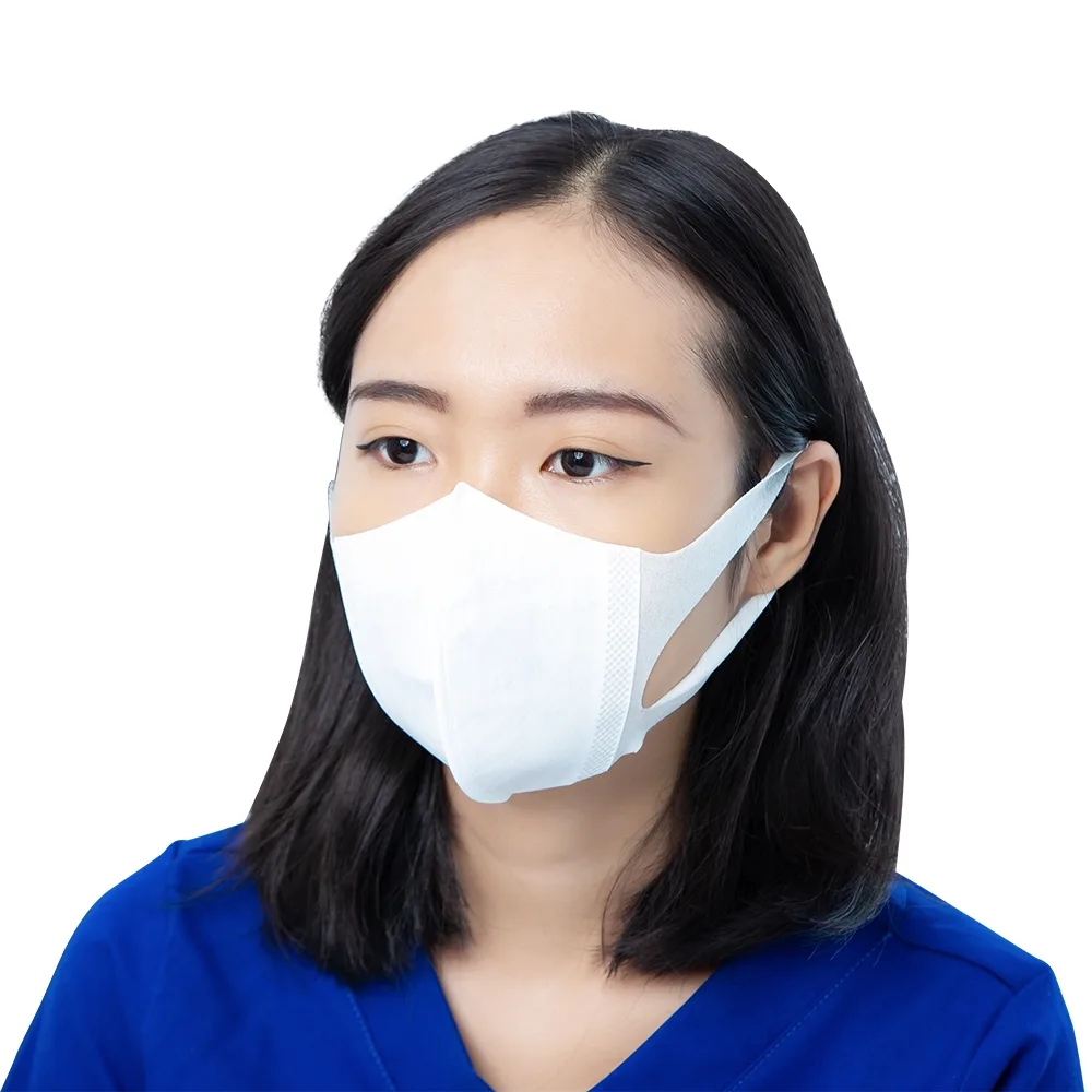 Hình ảnh Khẩu trang y tế Mask Virus Block Unicharm 3 lớp hỗ trợ ngăn khói, bụi, kháng khuẩn (5 cái)