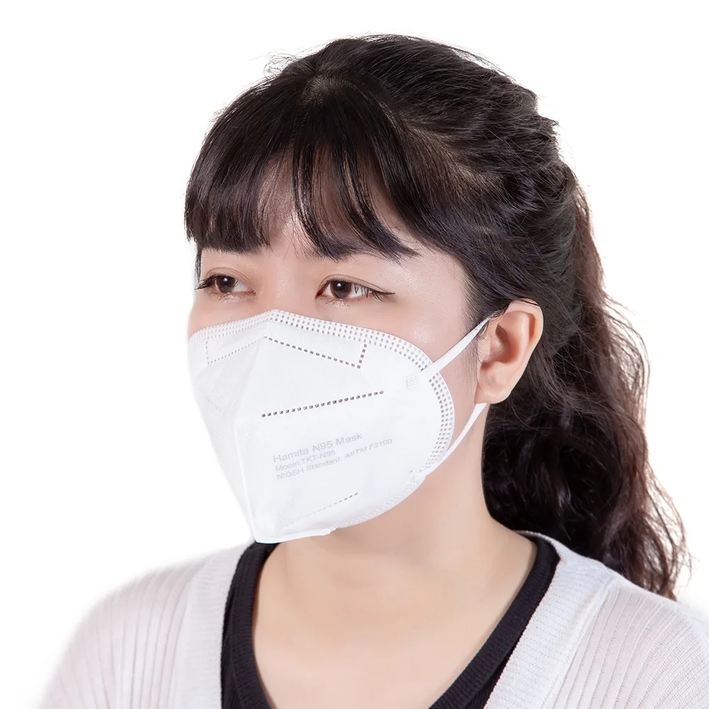 Hình ảnh Khẩu trang N95 Hamita ngăn bụi, kháng khuẩn (10 cái)