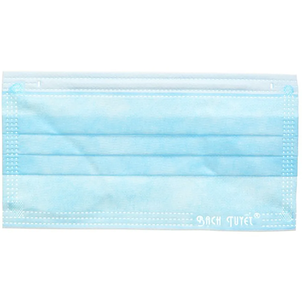Hình ảnh Khẩu trang y tế Meriday 3 lớp hỗ trợ ngăn khói, bụi, kháng khuẩn (10 cái)