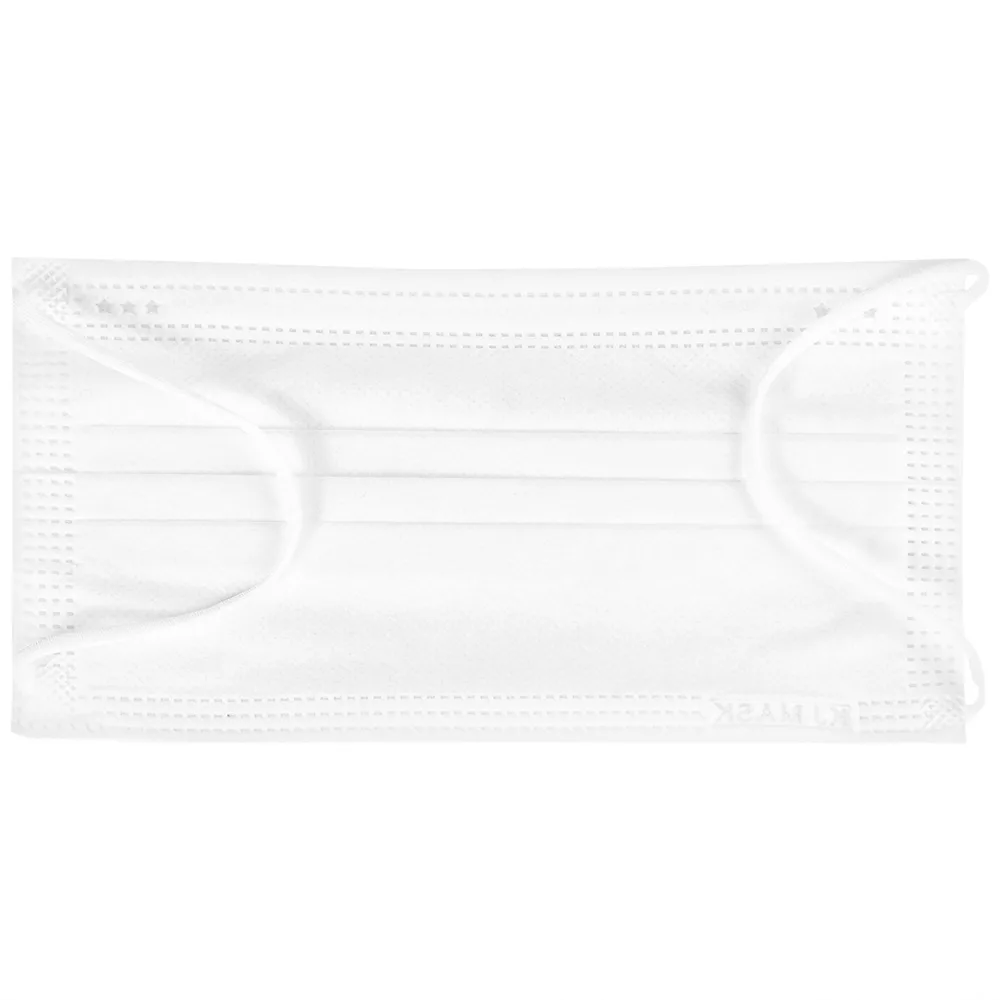Hình ảnh Khẩu trang y tế KJ Mask màu trắng 4 lớp hỗ trợ ngăn khói, bụi, kháng khuẩn (50 cái)