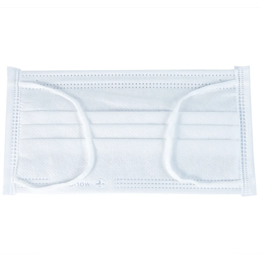 Hình ảnh Khẩu trang y tế Liworldco màu trắng 4 lớp hỗ trợ ngăn khói, bụi, kháng khuẩn (5 gói x 10 cái)
