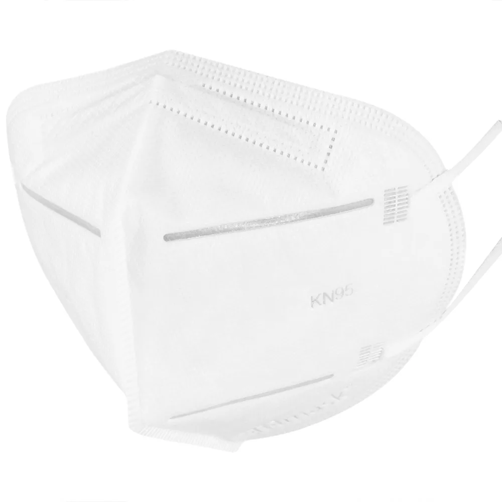 Hình ảnh Khẩu trang y tế cao cấp KN95 3Hmask Vĩnh Tiến màu trắng hỗ trợ ngăn khói, bụi, kháng khuẩn (12 cái)