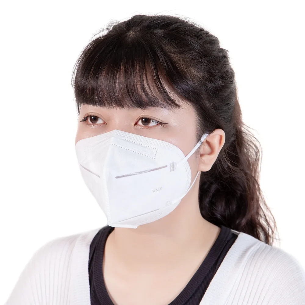 Hình ảnh Khẩu trang y tế cao cấp KN95 3Hmask Vĩnh Tiến màu trắng hỗ trợ ngăn khói, bụi, kháng khuẩn (12 cái)
