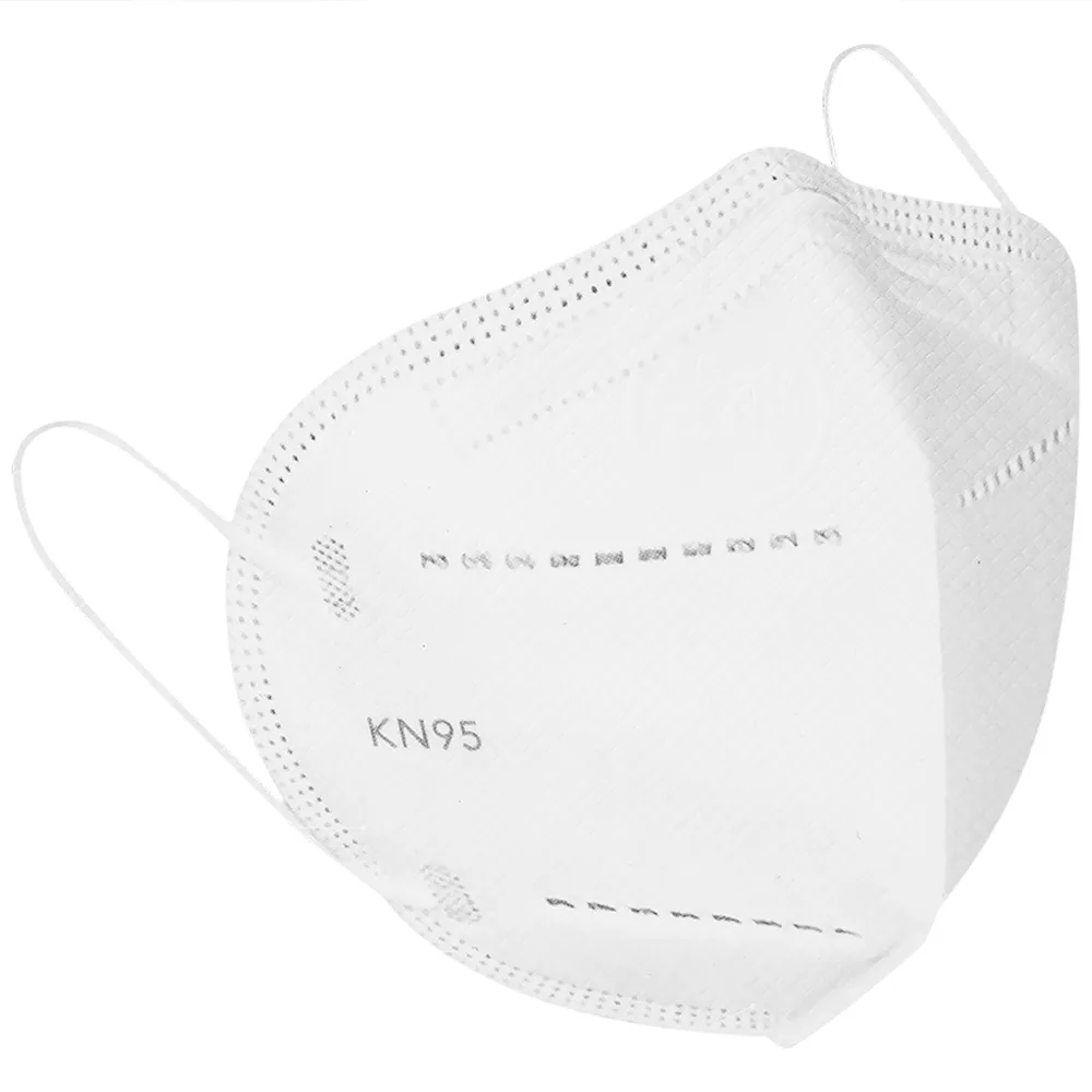 Hình ảnh Khẩu trang y tế cao cấp 3Hmask KN95 Vĩnh Tiến màu trắng hỗ trợ ngăn khói, bụi, kháng khuẩn (10 cái)