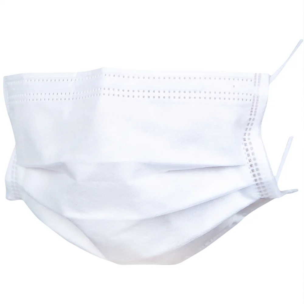 Hình ảnh Khẩu trang y tế ILT Liworldco màu trắng 4 lớp hỗ trợ ngăn khói, bụi, kháng khuẩn (50 cái)