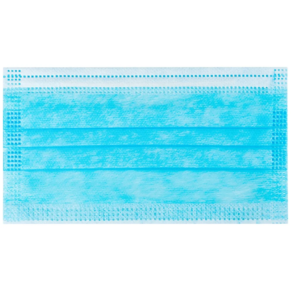 Hình ảnh Khẩu trang y tế Naturecare màu xanh 3 lớp hỗ trợ ngăn khói, bụi, kháng khuẩn (50 cái)