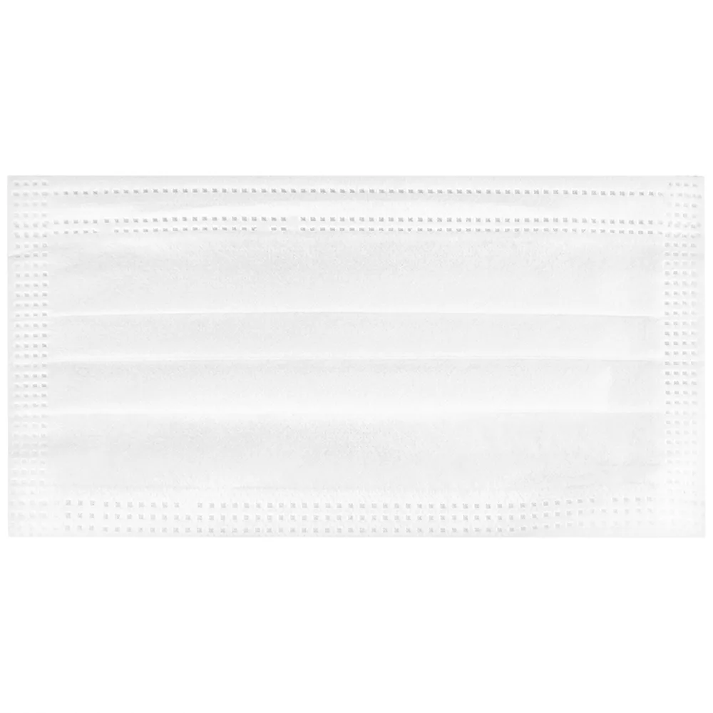 Hình ảnh Khẩu trang y tế Naturecare màu trắng 3 lớp hỗ trợ ngăn khói, bụi, kháng khuẩn (50 cái)