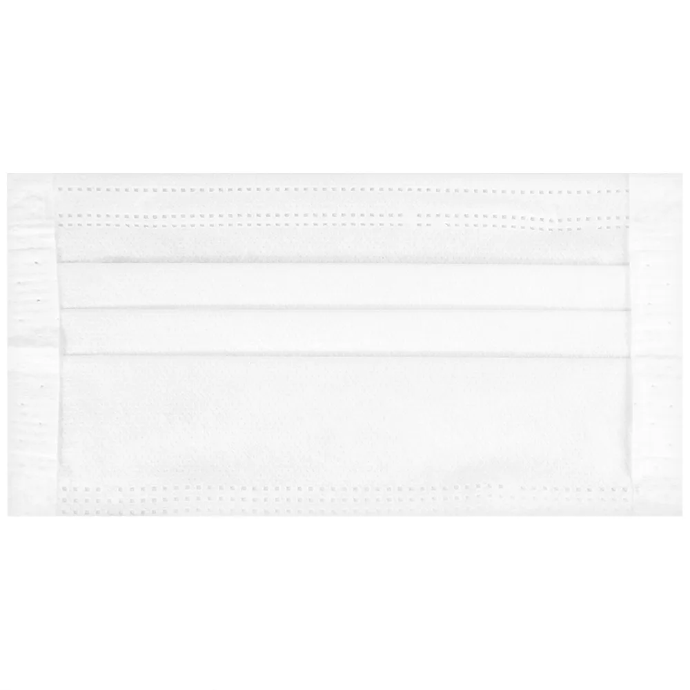 Hình ảnh Khẩu trang y tế Naturecare màu trắng 3 lớp hỗ trợ ngăn khói, bụi, kháng khuẩn (50 cái)