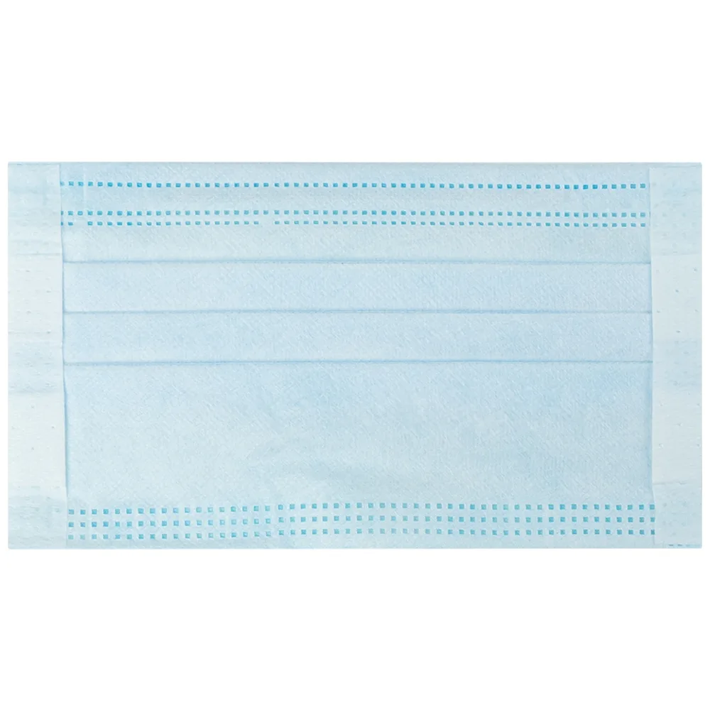 Hình ảnh Khẩu trang y tế Safefit màu xanh 4 lớp hỗ trợ ngăn khói, bụi, kháng khuẩn (50 cái)
