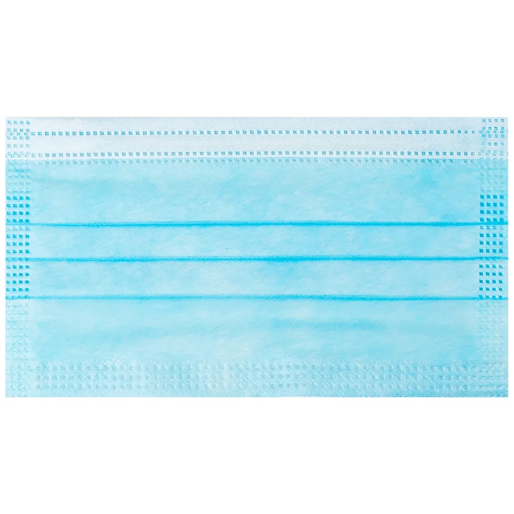 Hình ảnh Khẩu trang y tế Safefit màu xanh 4 lớp hỗ trợ ngăn khói, bụi, kháng khuẩn (50 cái)