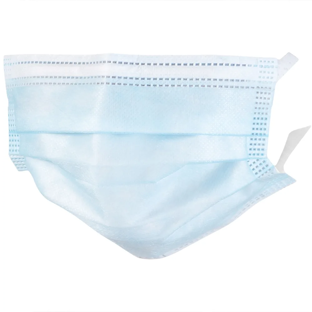 Hình ảnh Khẩu trang y tế Safefit màu xanh 4 lớp hỗ trợ ngăn khói, bụi, kháng khuẩn (50 cái)