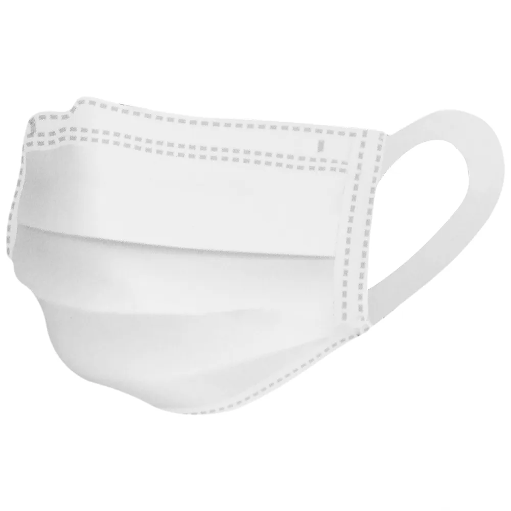 Hình ảnh Khẩu trang y tế Safefit màu trắng 4 lớp hỗ trợ ngăn khói, bụi, kháng khuẩn (50 cái)