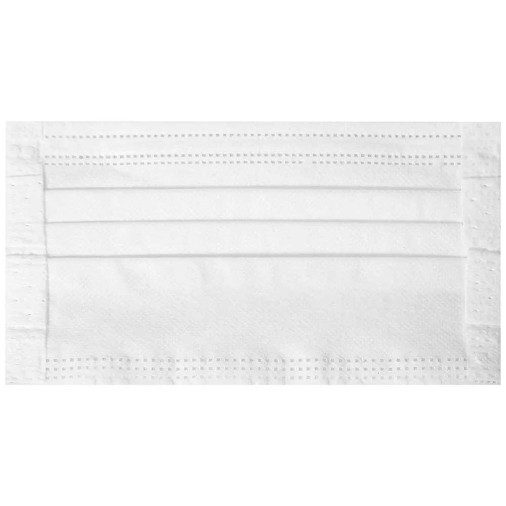 Hình ảnh Khẩu trang y tế Safefit màu trắng 4 lớp hỗ trợ ngăn khói, bụi, kháng khuẩn (50 cái)