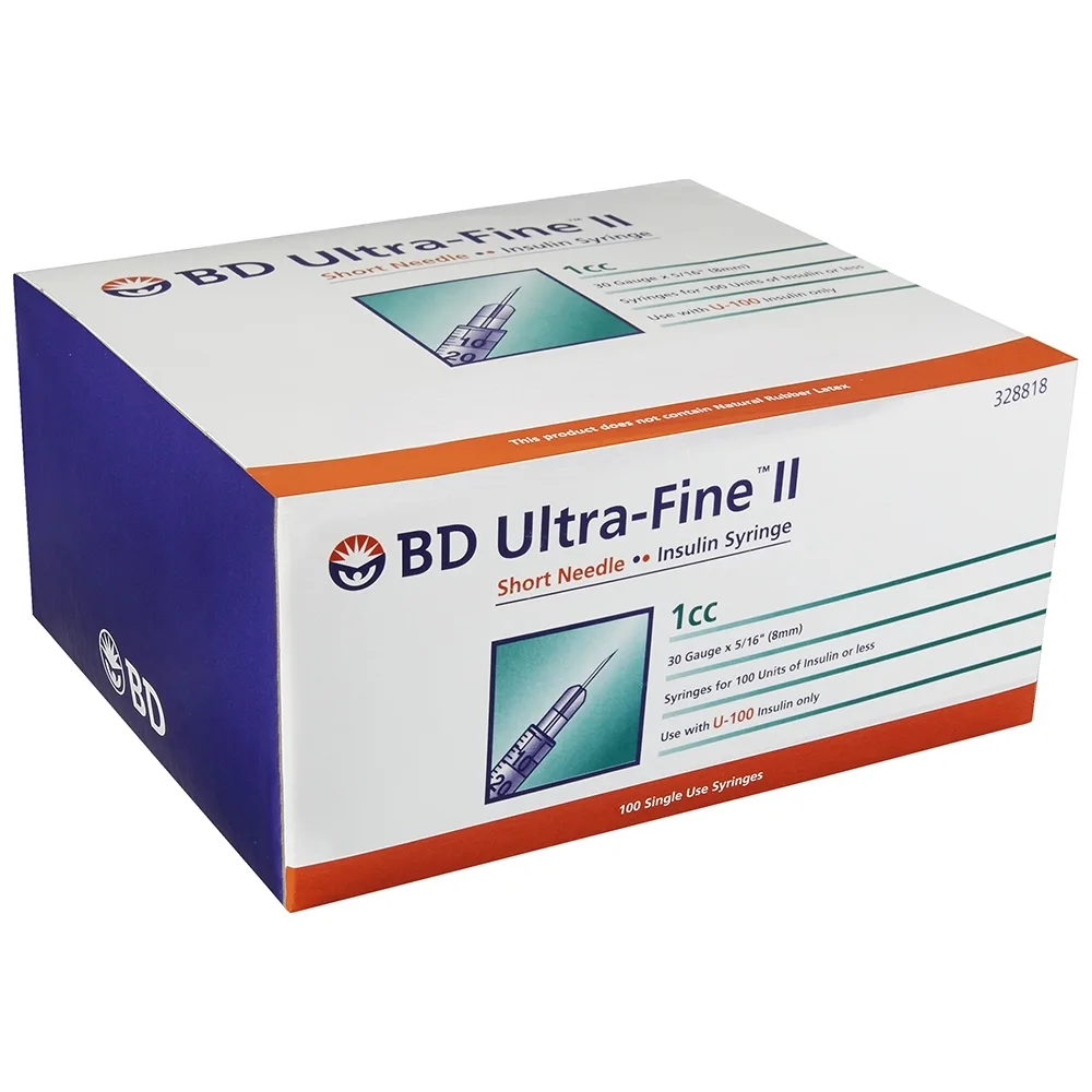 Hình ảnh Kim BD Ultra-Fine II 1ml Becton tiêm Insulin cho người bệnh tiểu đường (100 cây)