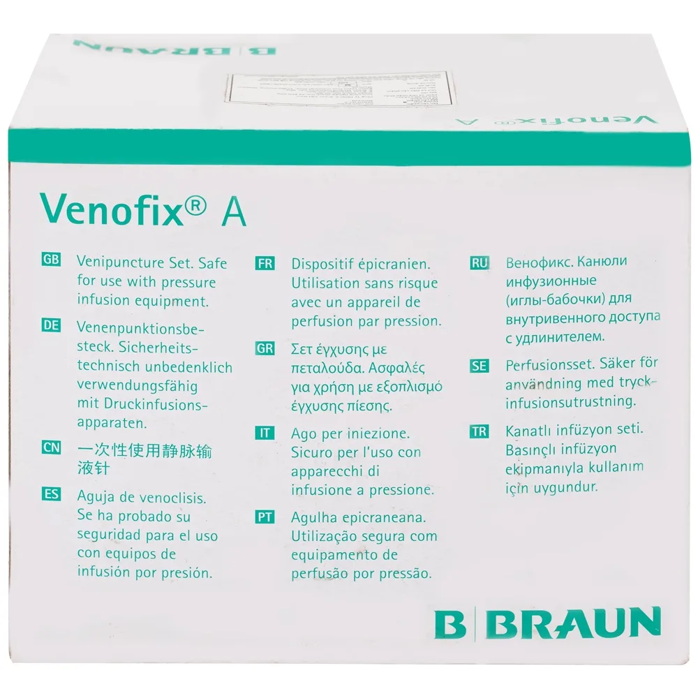 Hình ảnh Kim cánh bướm Venofix A 25G 0.5 x 15mm B.Braun (50 cái)