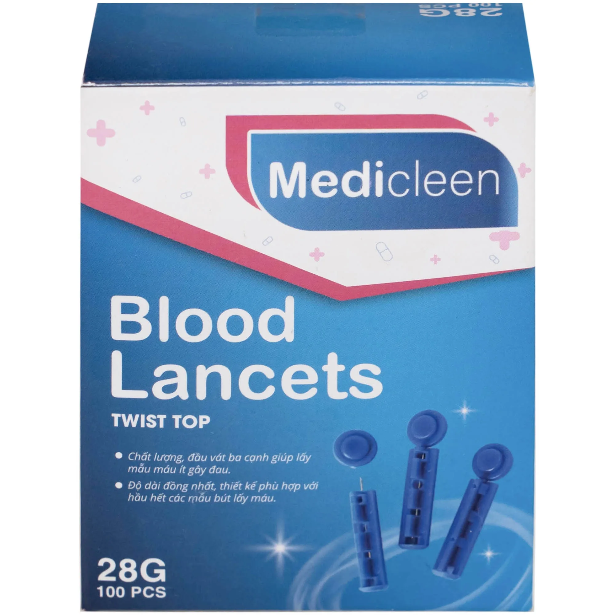 Hình ảnh Kim lấy máu Lancets Medicleen BL-28 (100 cái)