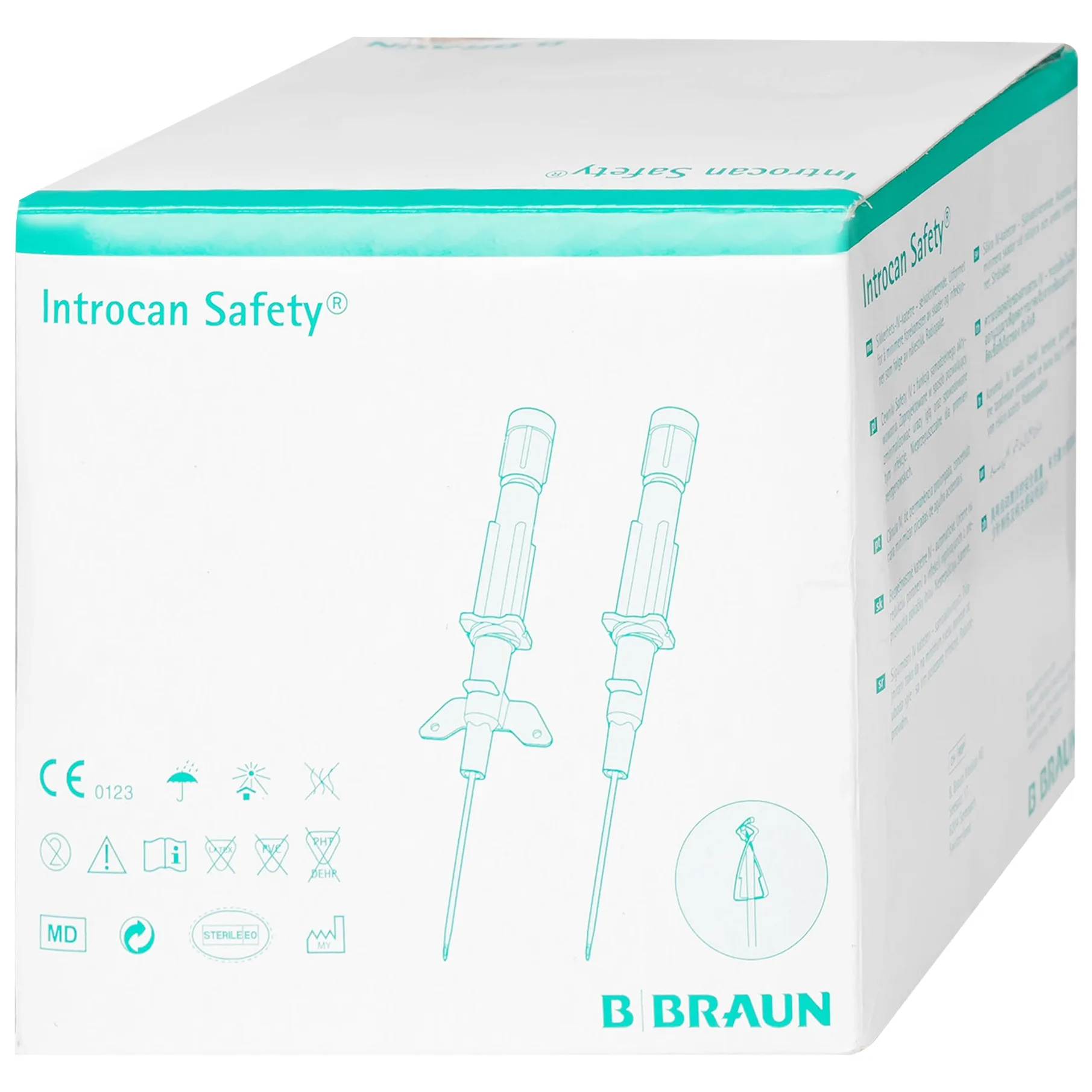 Hình ảnh Kim luồn tĩnh mạch Introcan Safety® 24g B.Braun (50 cái)