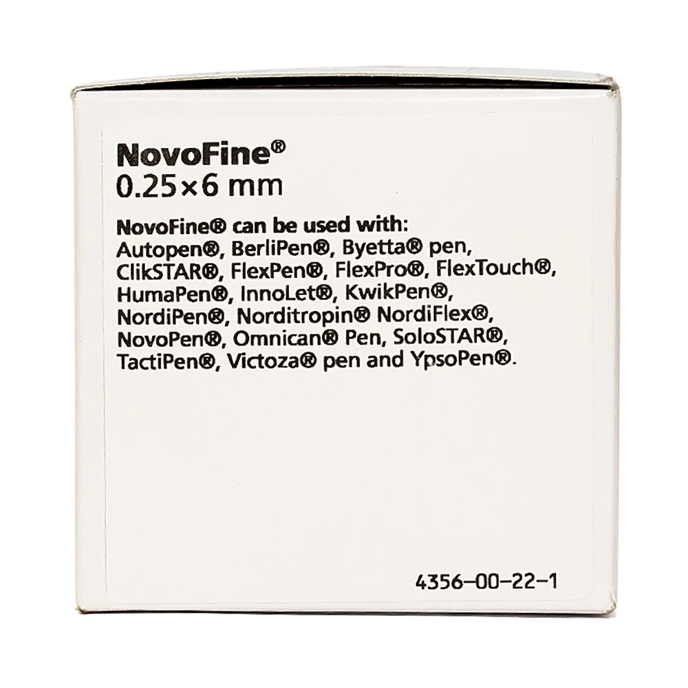 Hình ảnh Đầu kim tiêm tiểu đường Novofine 31g Novo Nordisk dùng cho bút tiêm (100 cây)