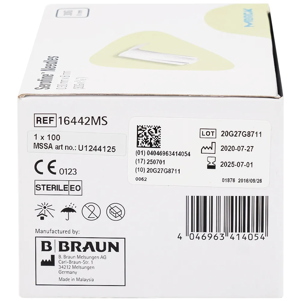 Hình ảnh Kim tiêm Serofine Needles 30g Merck điều trị bệnh tiểu đường bằng insulin (100 cái)