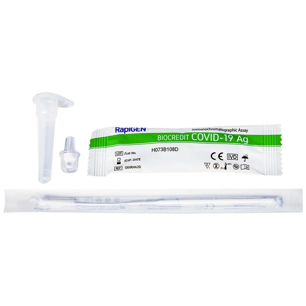 Hình ảnh Bộ kit test nhanh Covid-19 Ag Biocredit - Korea cho kết quả nhanh chóng, chính xác