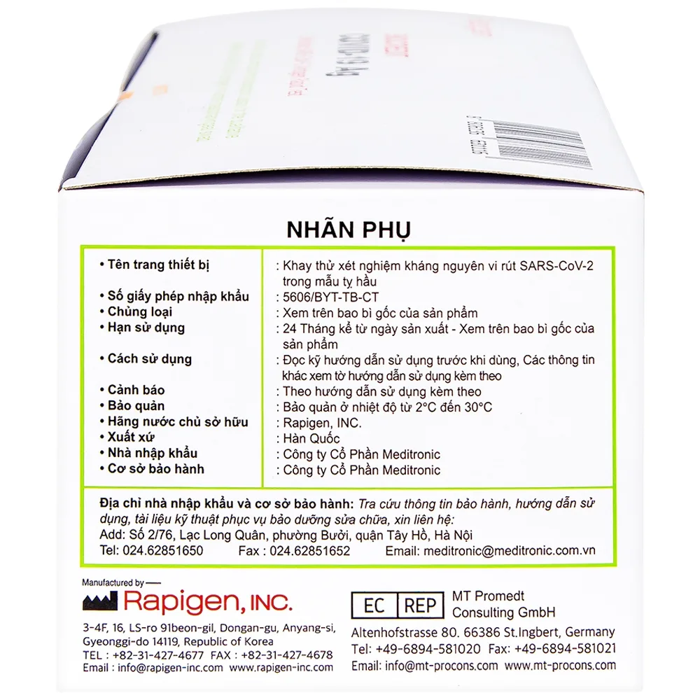 Hình ảnh Bộ kit test nhanh Covid-19 Ag Biocredit - Korea cho kết quả nhanh chóng, chính xác
