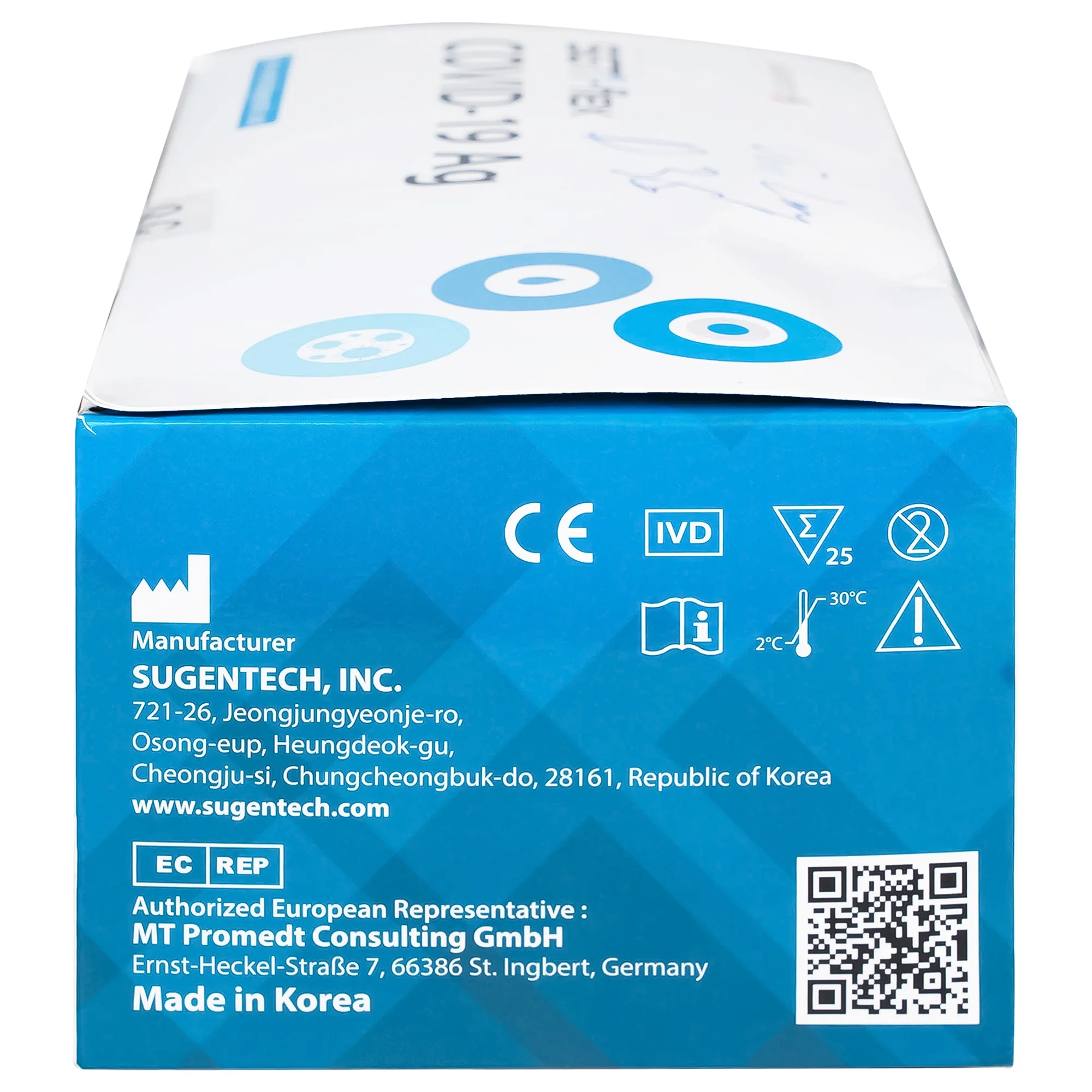 Hình ảnh Kit test Covid Sgti-flex - korea khay thử xét nghiệm kháng nguyên Sars Cov-2 (25 kit)