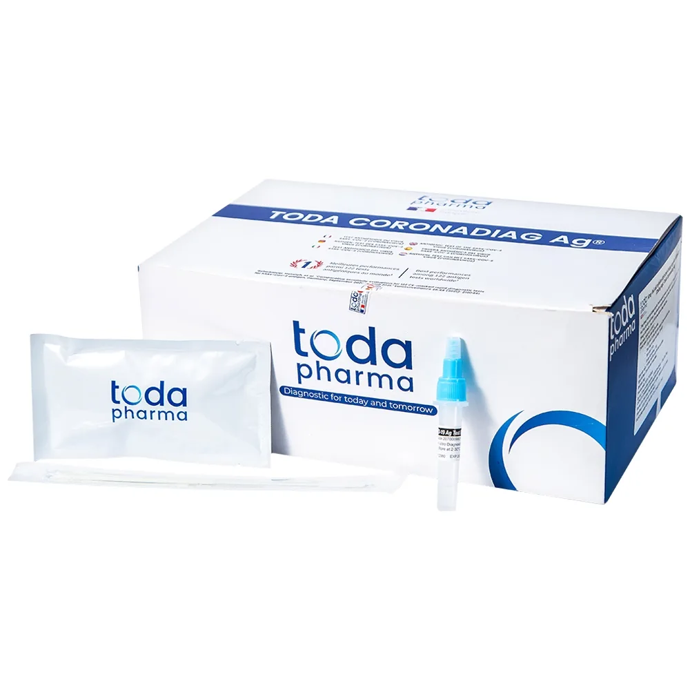 Hình ảnh Bộ kit test nhanh Covid Toda Coronadiag Ag độ nhạy lên tới 98,6%, độ đặc hiệu 100% (20 kit)