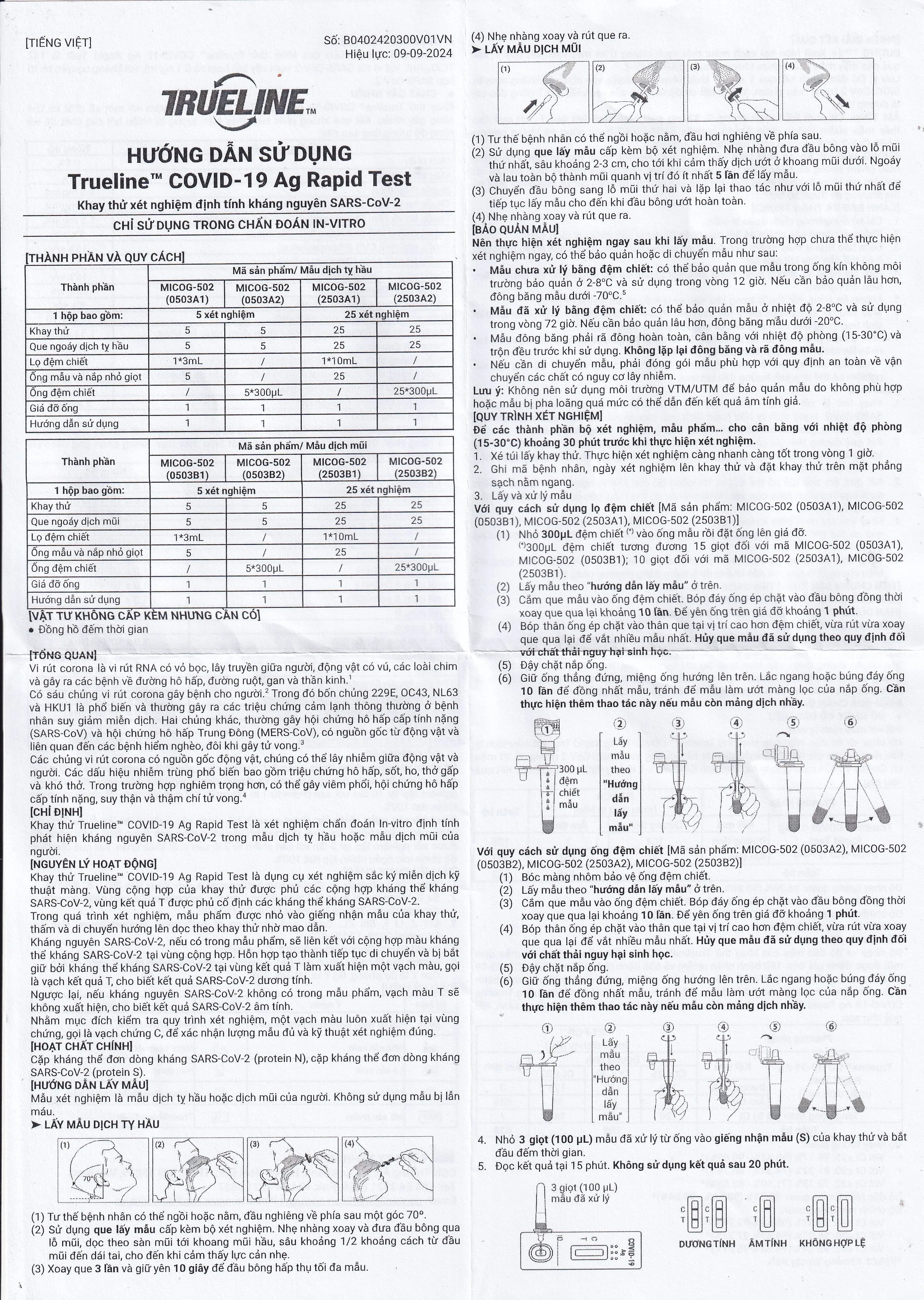 Hình ảnh Kit test Covid Trueline - việt nam khay thử xét nghiệm kháng nguyên Sars Cov-2 (25 kit)