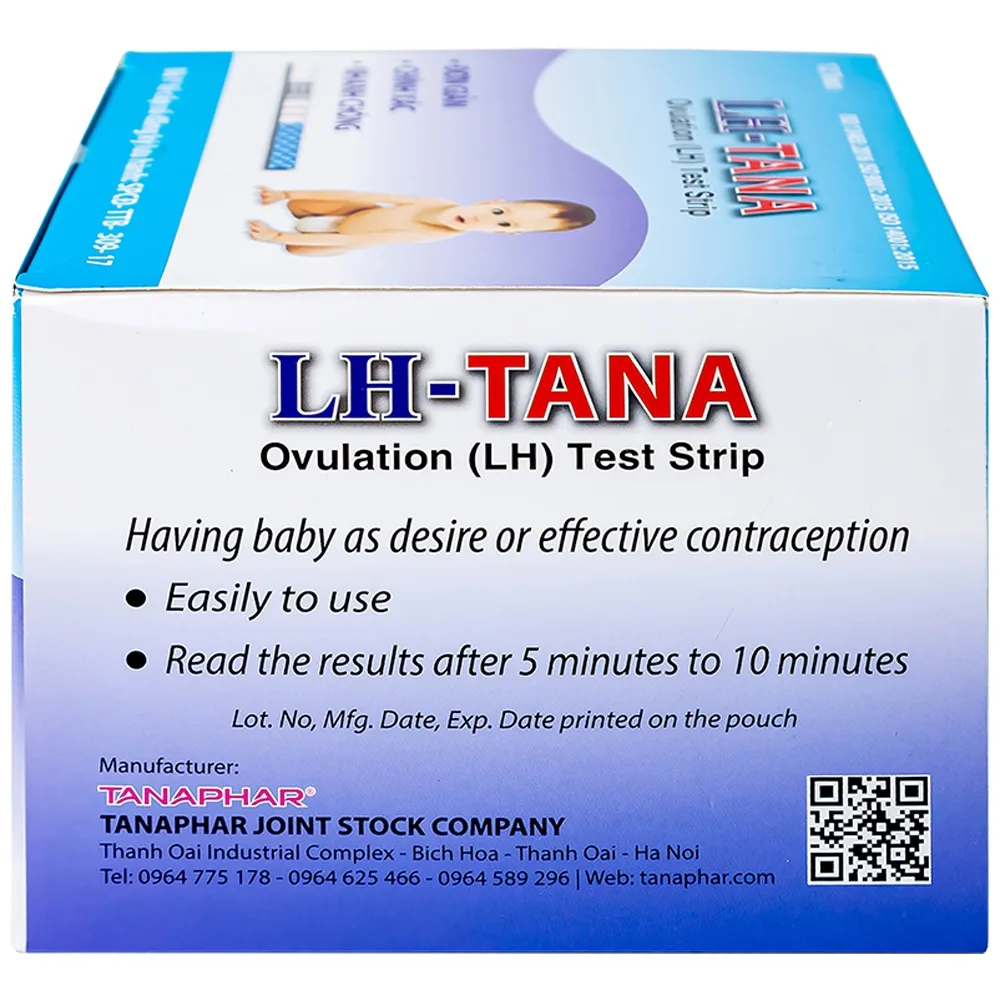 Hình ảnh Que thử rụng trứng LH-Tana hỗ trợ phát hiện ngày rụng trứng nhanh chóng, đơn giản (12 que)