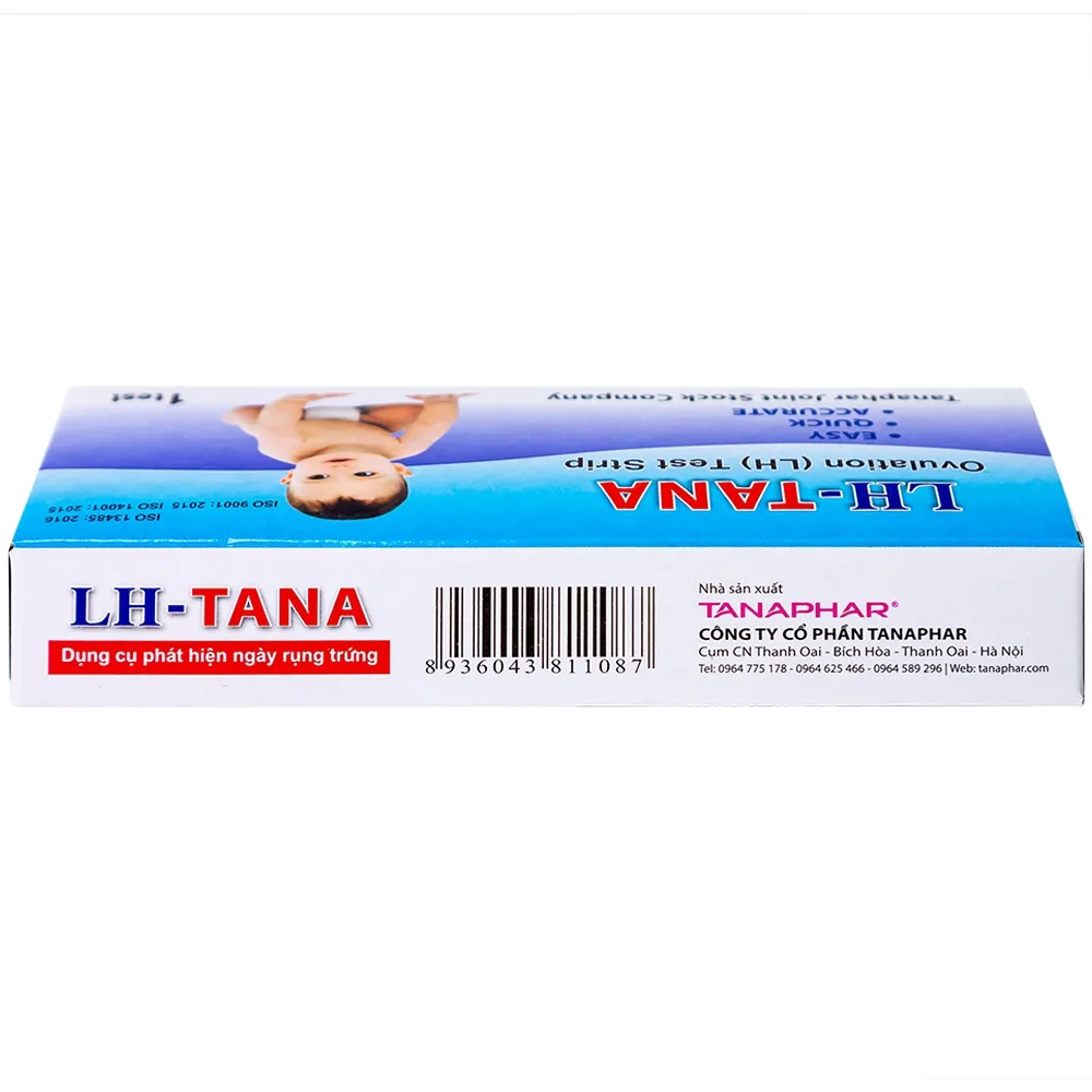 Hình ảnh Que thử rụng trứng LH-Tana hỗ trợ phát hiện ngày rụng trứng nhanh chóng, đơn giản (12 que)