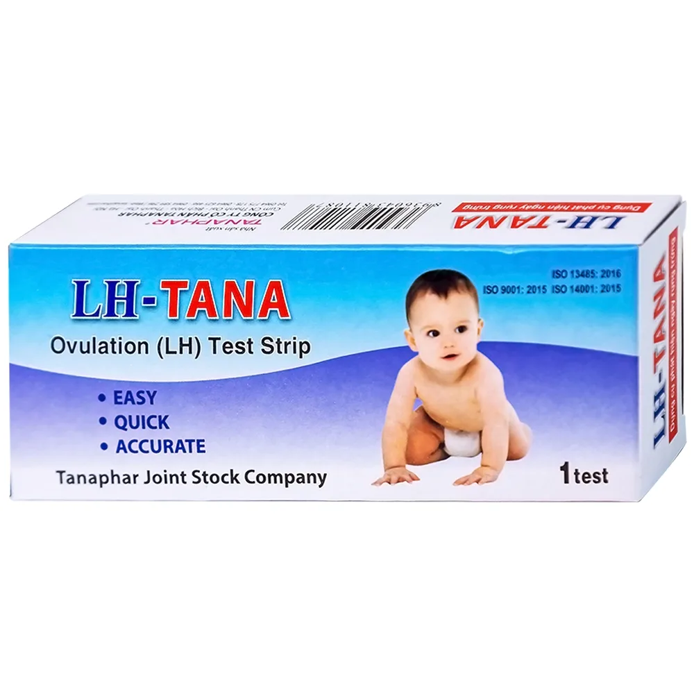 Hình ảnh Que thử rụng trứng LH-Tana hỗ trợ phát hiện ngày rụng trứng nhanh chóng, đơn giản (12 que)
