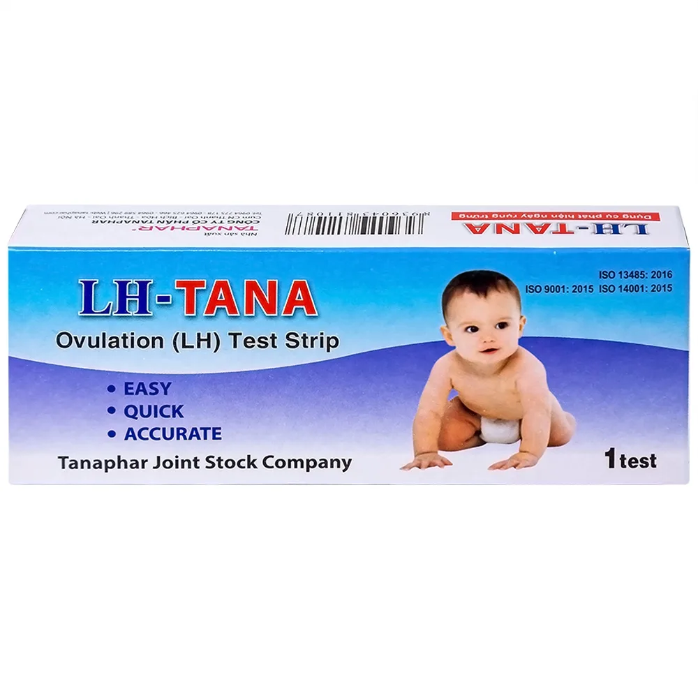 Hình ảnh Que thử rụng trứng LH-Tana hỗ trợ phát hiện ngày rụng trứng nhanh chóng, đơn giản (12 que)