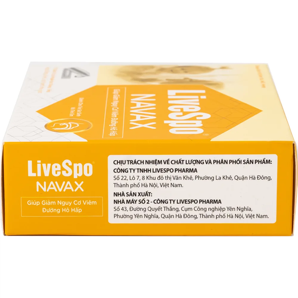 Hình ảnh Dung dịch vệ sinh tai, mũi, họng Livespo Navax 5ml giảm sổ mũi, viêm tai, viêm xoang (5 ống và 1 bình nhỏ giọt)