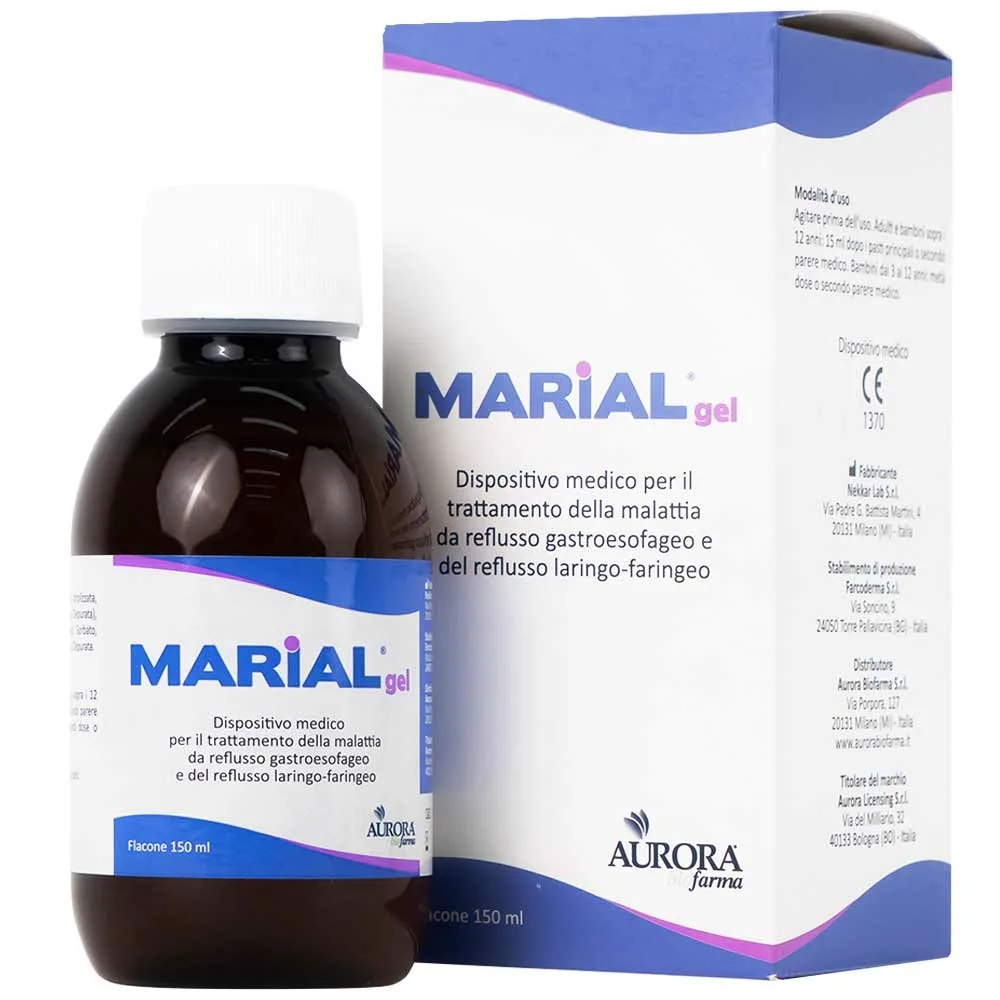 Hình ảnh Marial Gel chống trào ngược dạ dày thực quản, bảo vệ, tái tạo và phục hồi niêm mạc họng (150ml)