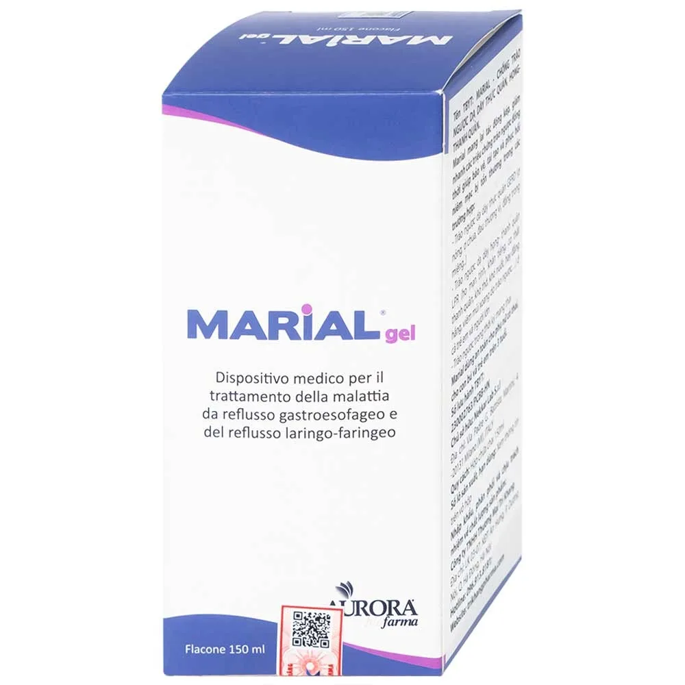 Hình ảnh Marial Gel chống trào ngược dạ dày thực quản, bảo vệ, tái tạo và phục hồi niêm mạc họng (150ml)