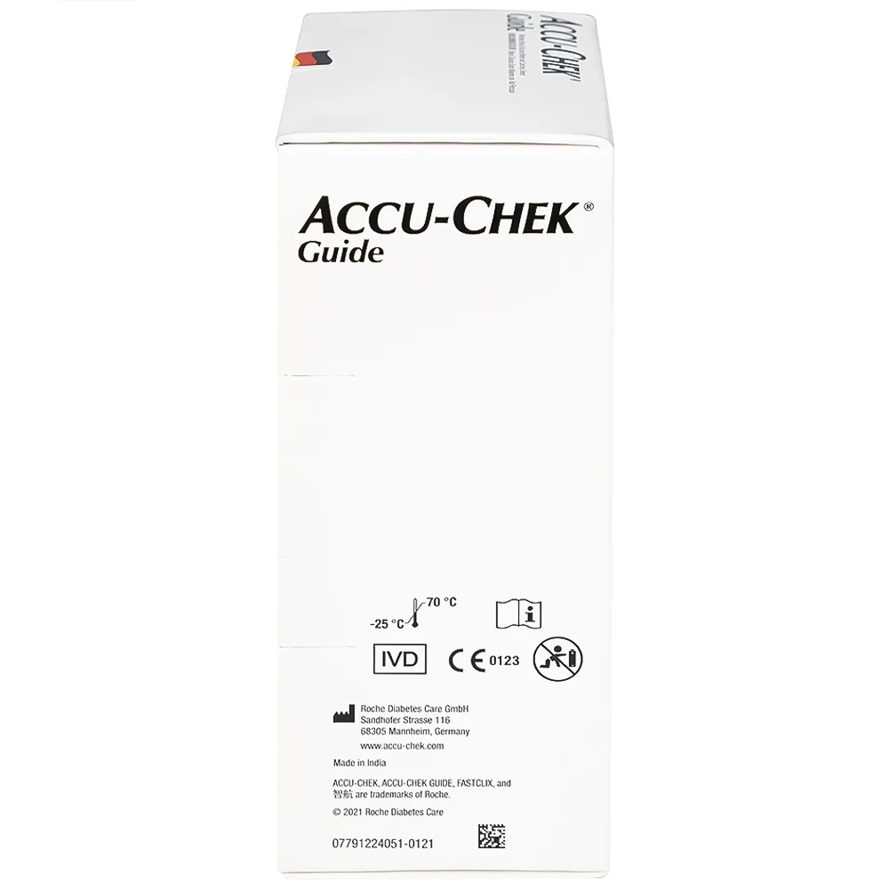 Hình ảnh Máy đo đường huyết Accu-Chek Guide đo nhanh chóng chỉ với một nút bấm và an toàn