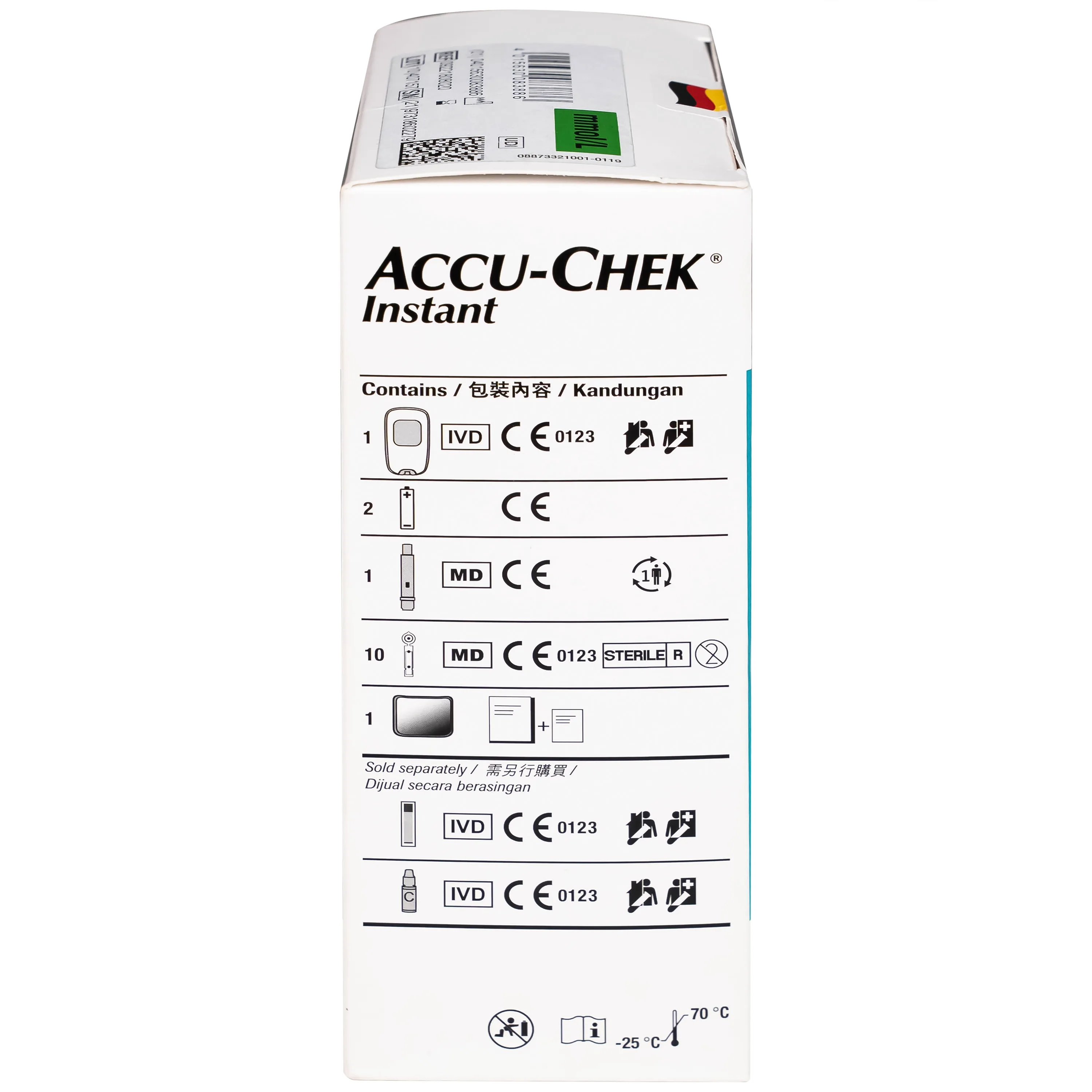 Hình ảnh Máy đo đường huyết Accu Chek Instant hỗ trợ theo dõi, kiểm soát lượng đường trong máu