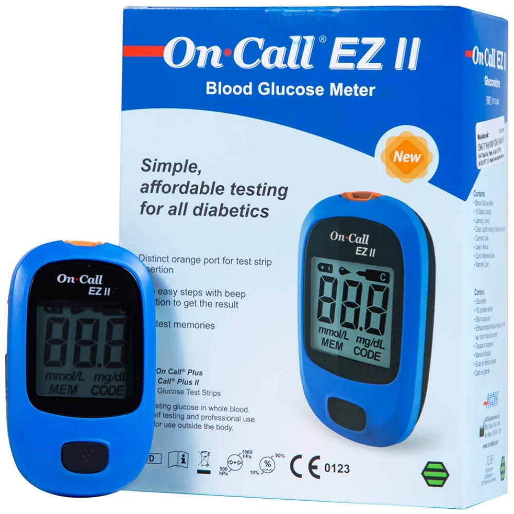 Hình ảnh Máy đo đường huyết On Call Ez II ACON thiết kế gọn nhẹ, thao tác sử dụng đơn giản