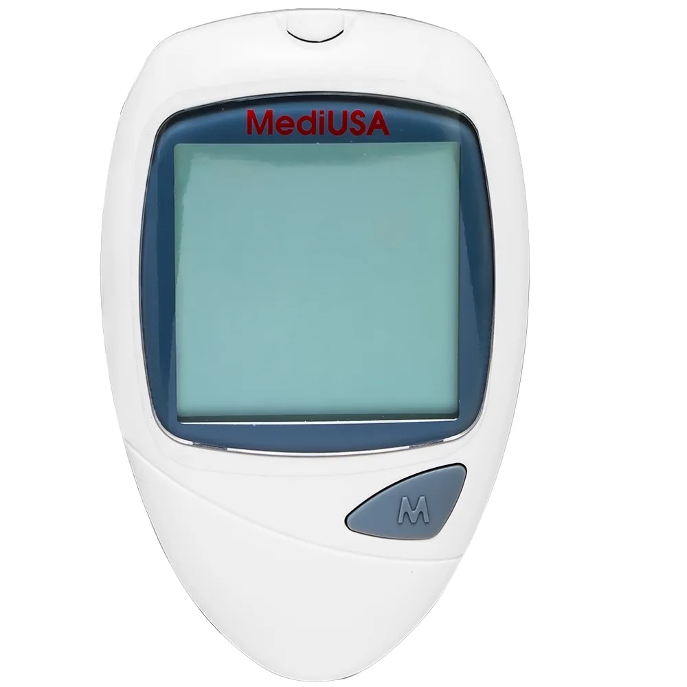 Hình ảnh Máy đo đường huyết tự động MediUSA GM3300 thiết kế gọn nhẹ, thao tác sử dụng đơn giản