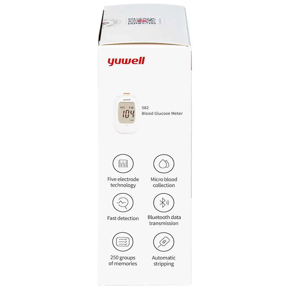 Hình ảnh Máy đo đường huyết Yuwell 582 theo dõi, kiểm soát lượng đường trong máu 