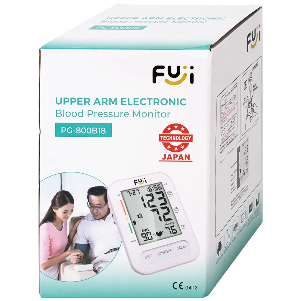 Hình ảnh Máy đo huyết áp bắp tay Fuji PG-800B18 hỗ trợ đo huyết áp