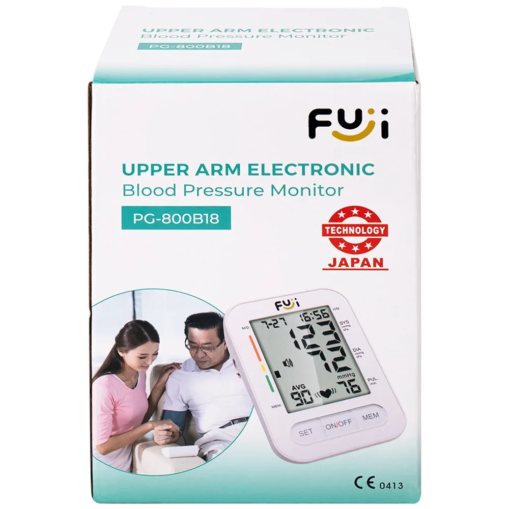 Hình ảnh Máy đo huyết áp bắp tay Fuji PG-800B18 hỗ trợ đo huyết áp
