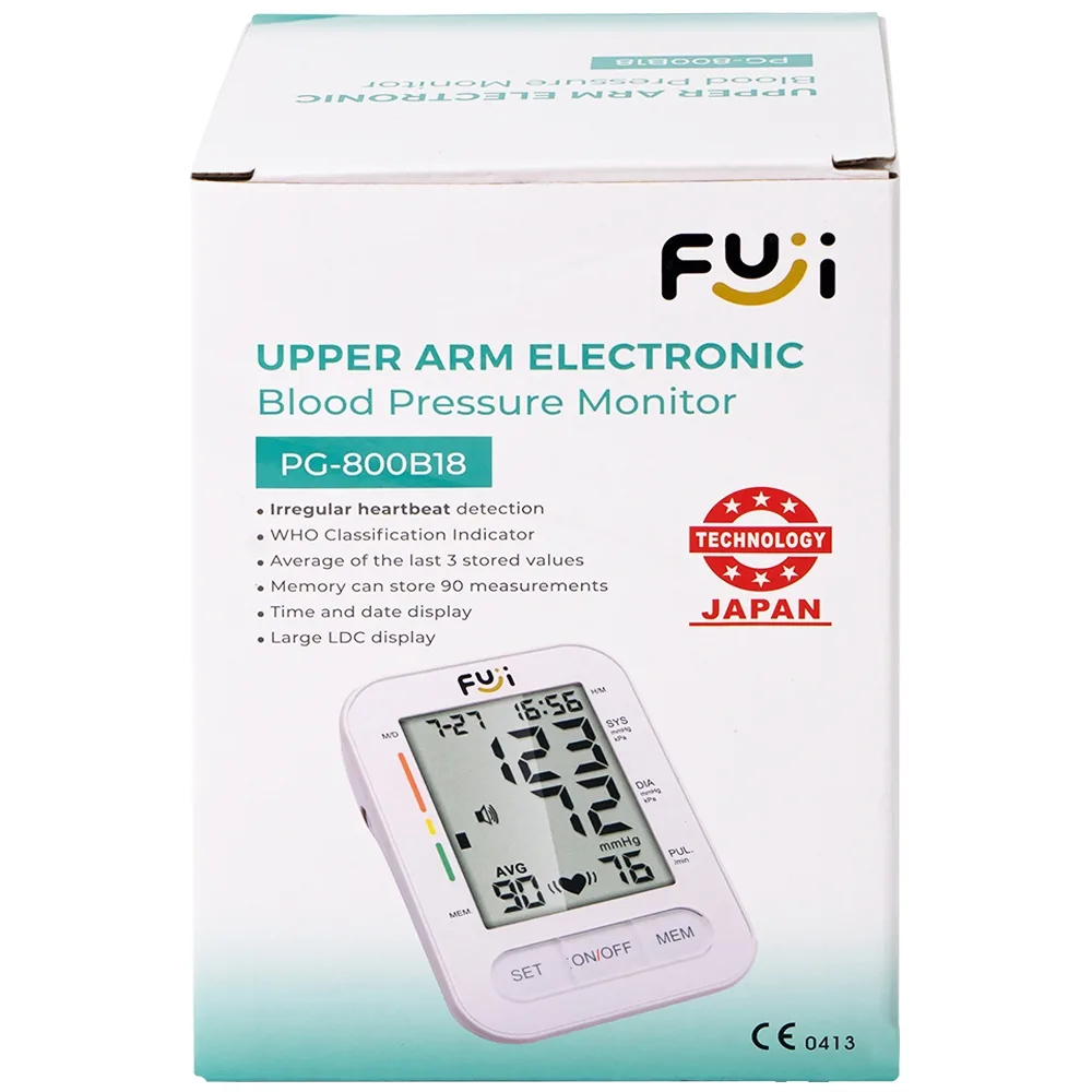 Hình ảnh Máy đo huyết áp bắp tay Fuji PG-800B18 hỗ trợ đo huyết áp