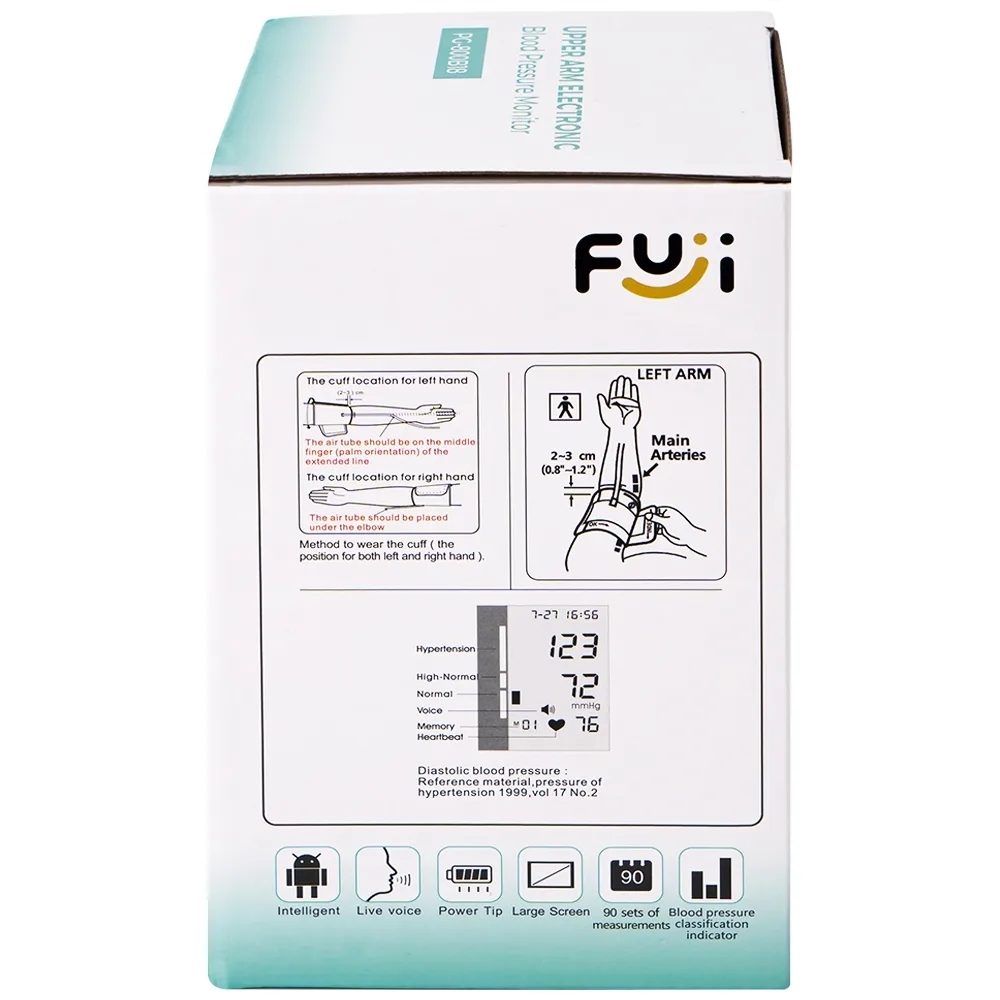 Hình ảnh Máy đo huyết áp bắp tay Fuji PG-800B18 hỗ trợ đo huyết áp