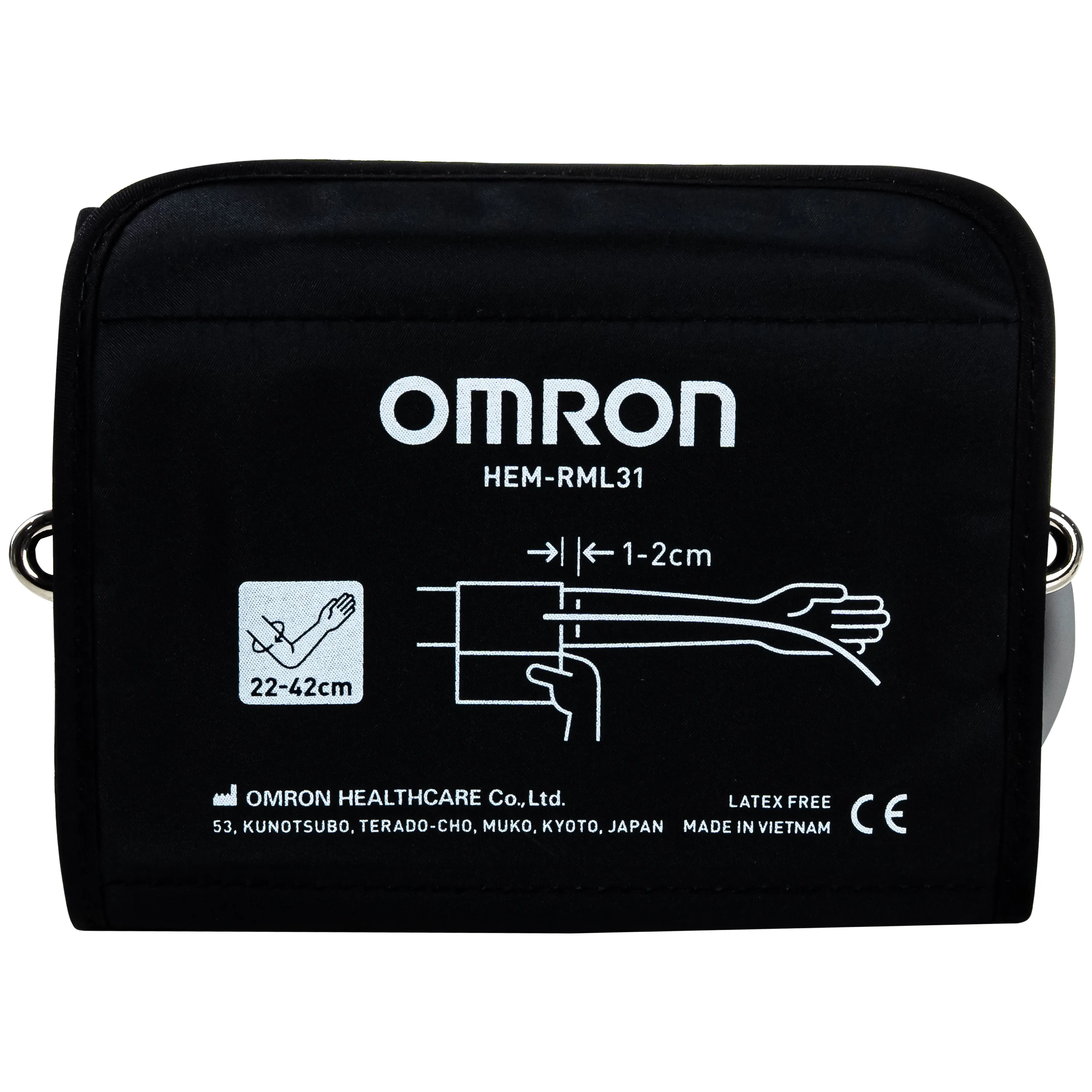 Hình ảnh Máy đo huyết áp bắp tay Omron Ez BT Large Hem 7183T1-L (vòng bít lớn) hỗ trợ đo huyết áp,nhịp tim