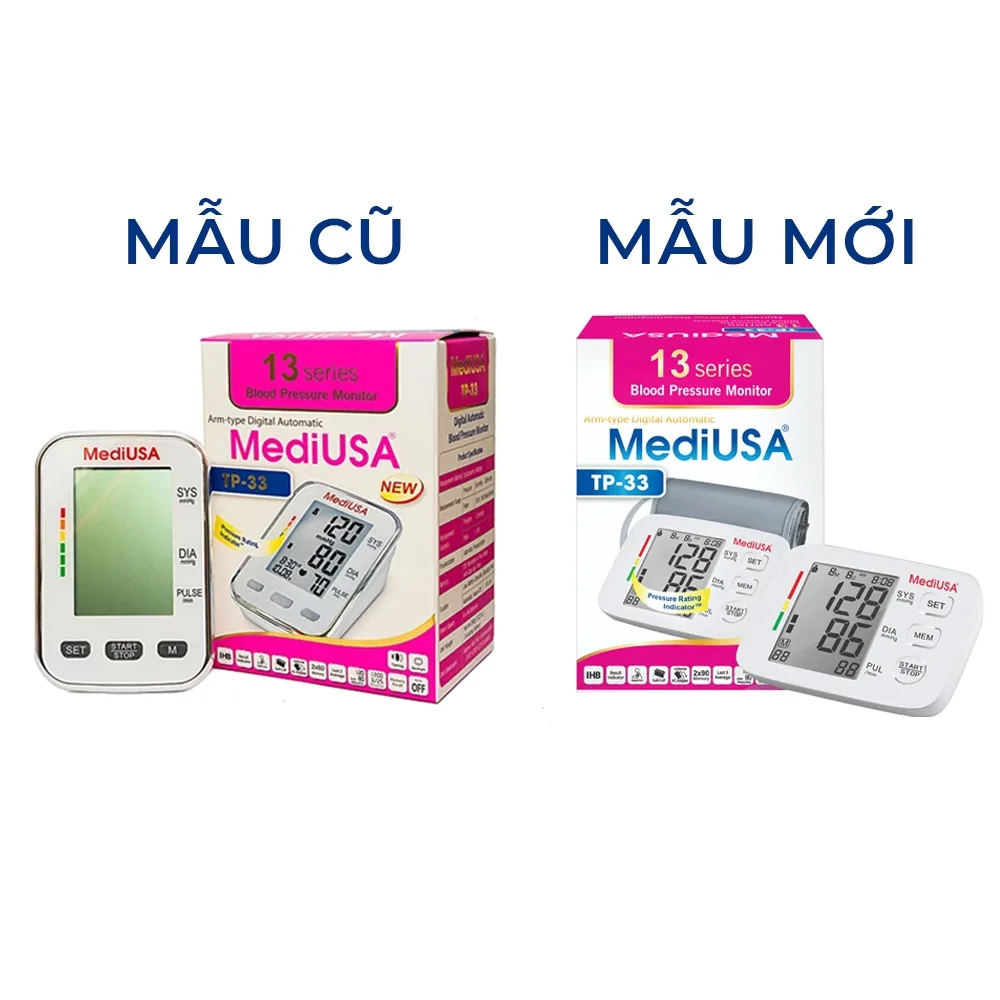 Hình ảnh Máy đo huyết áp bắp tay tự động MediUSA TP-33 hỗ trợ đo huyết áp và nhịp tim