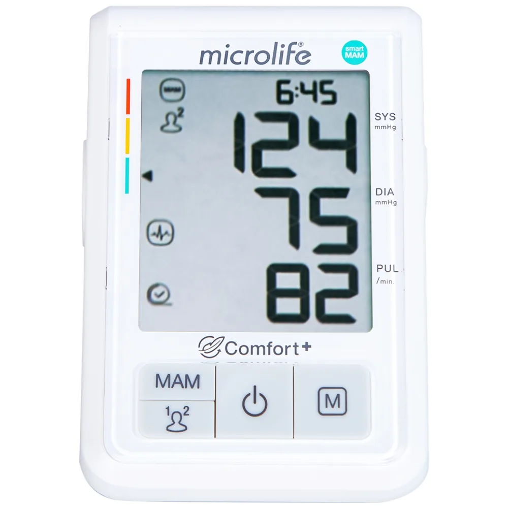 Hình ảnh Máy đo huyết áp bắp tay tự động Microlife B3 Comfort hỗ trợ đo huyết áp và nhịp tim